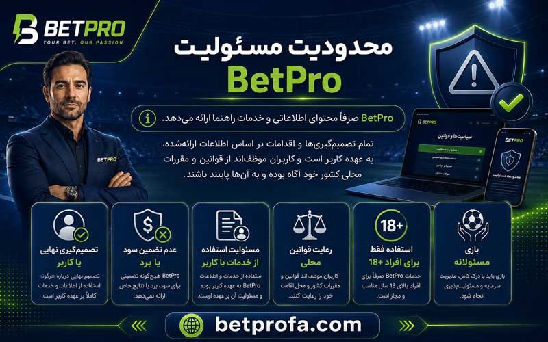 محدودیت مسئولیت بت پرو