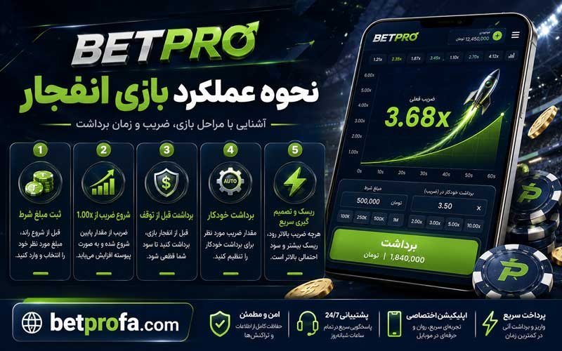نحوه عملکرد بازی انفجار