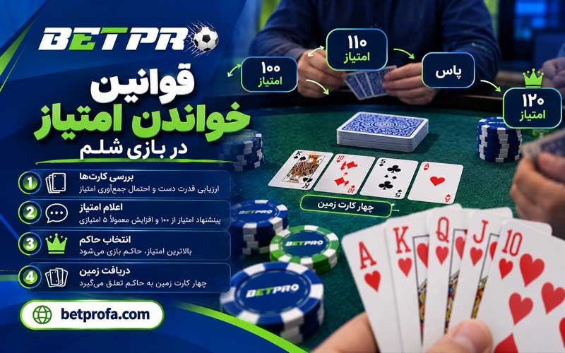 قوانین خواندن امتیاز بازی شلم